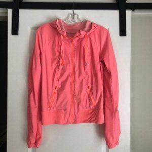 Lululemon zip up jacket with hood size 10